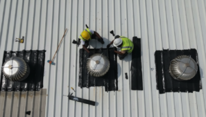 Wind Ventilators Waterproofing Dubai Waterproofing Metal roof- Desert Dry insulation work